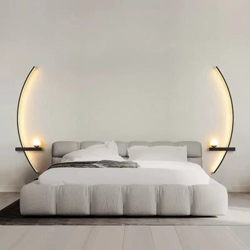 Elongated Linear Wall Sconce Biareth – Hero Shot