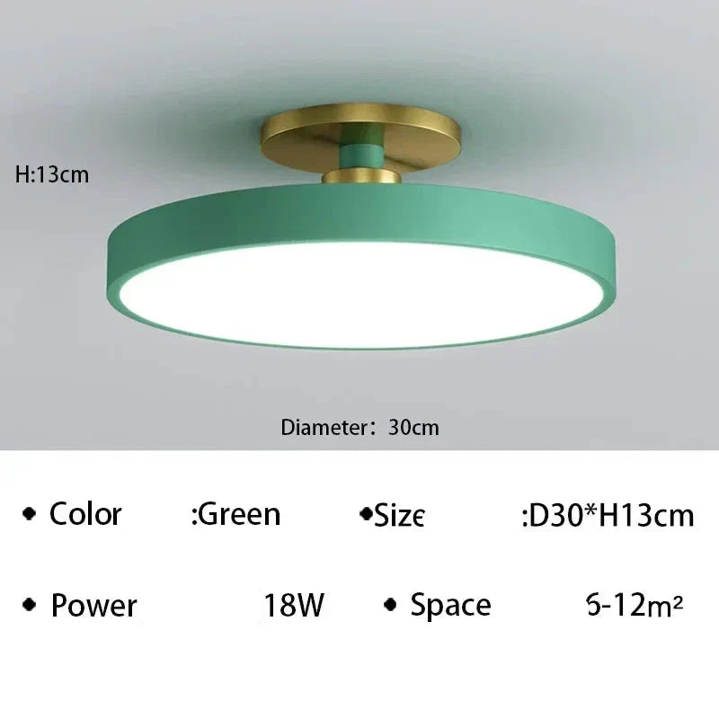 Modern Aluminum Ring Ceiling Light Cylondra – Product Detail 6