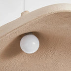 Sculptural High-Polymer Dome Pendant Light Gaevrix – Detail Shot