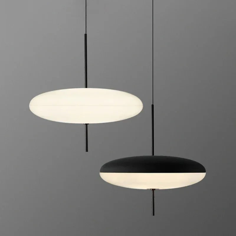 Sculptural Floating Acrylic Pendant Novaelia – Lifestyle View 2