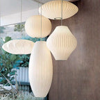 Soft Cloth Lantern Pendant Light Vraelorn – Lifestyle View 3