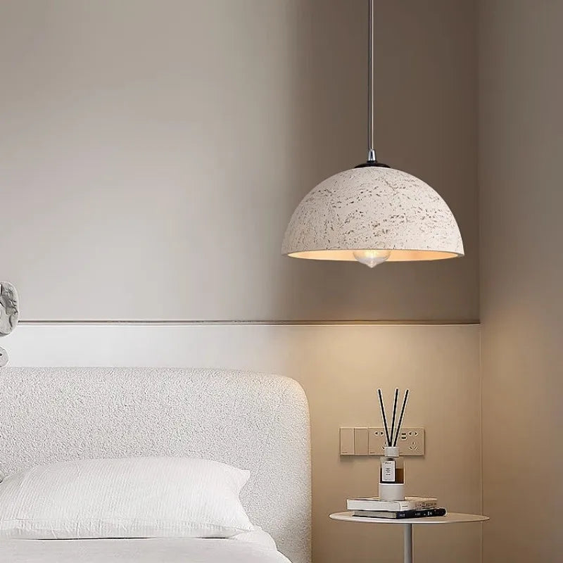 Cave-Form Resin Pendant Light Olvorath – Lifestyle View 2
