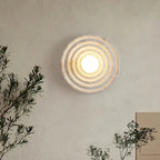 Organic Resin Wall Sconce Borelo – Hero Shot