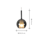 Dual Glass Bell Globe Pendant Light Bellonix – Product Detail 9