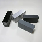 Antevo LED wall sconce shown in four finishes
