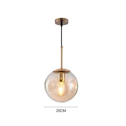 Mouth-Blown Glass Dome Pendant Goron – Product Detail 8