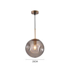 Mouth-Blown Glass Dome Pendant Goron – Product Detail 7
