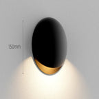 Brivex directional wall sconce, Matte Black finish, dimensions O150mm