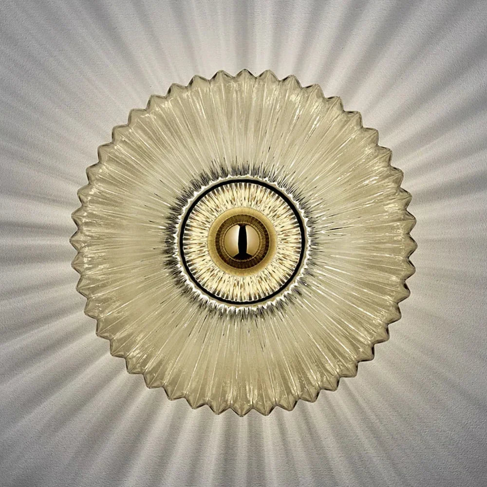 Natural Stone Luminous Wall Sconce Solkern – Lifestyle View 4