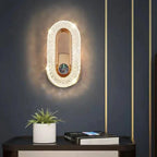 Minimalist Oval LED Wall Sconce Biovara – Product Detail 5