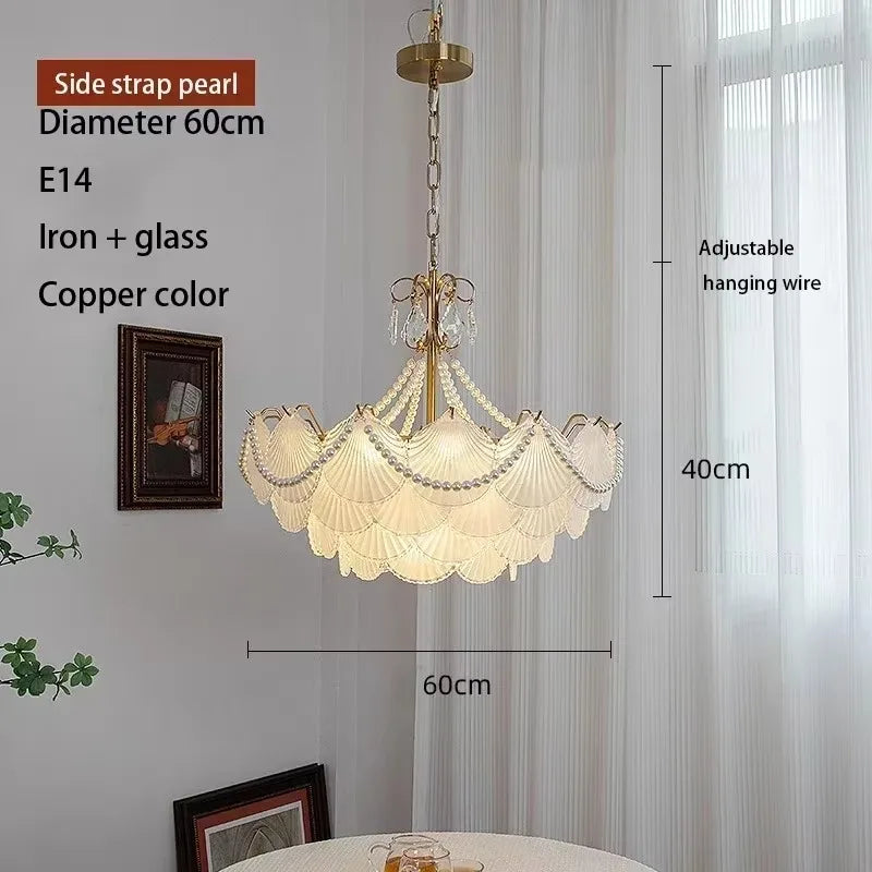 Pearl Glass Chandelier Waldris – Product Detail 12