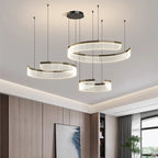 Geometric Acrylic Disc Chandelier Ywaelvix – Lifestyle View 2