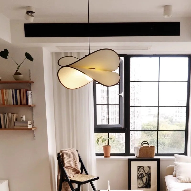 Vintage Cloth Orb Pendant Light Talvoria – Lifestyle View 4
