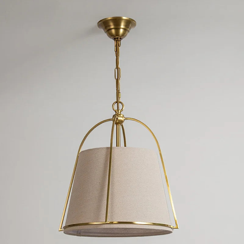 Ryalon brass cage pendant light — scene 4
