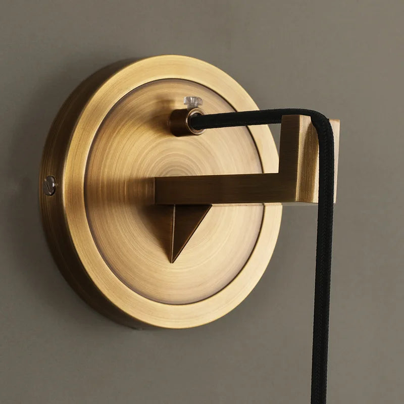 Alabaster Marble Swing-Arm Wall Sconce Torello - Canopy Detail