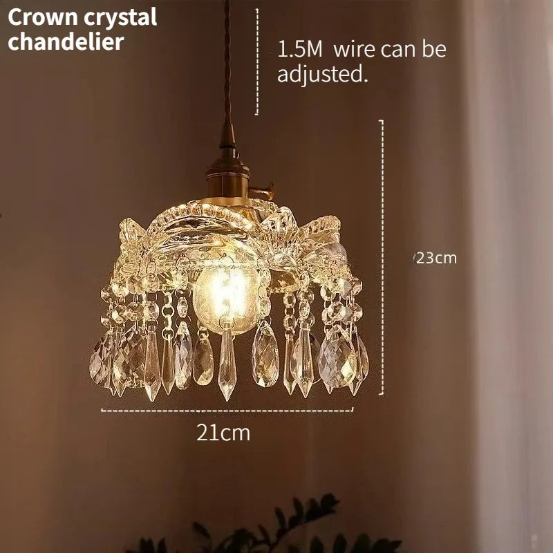 Prismatic Crystal Pendant Light Noriandra – Product Detail 6