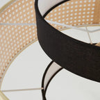 Wabi-Sabi Woven Rattan Pendant Light Ctaelinth – Lifestyle View 2