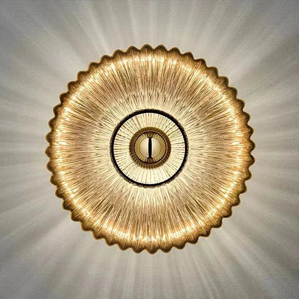 Natural Stone Luminous Wall Sconce Solkern – Lifestyle View 3