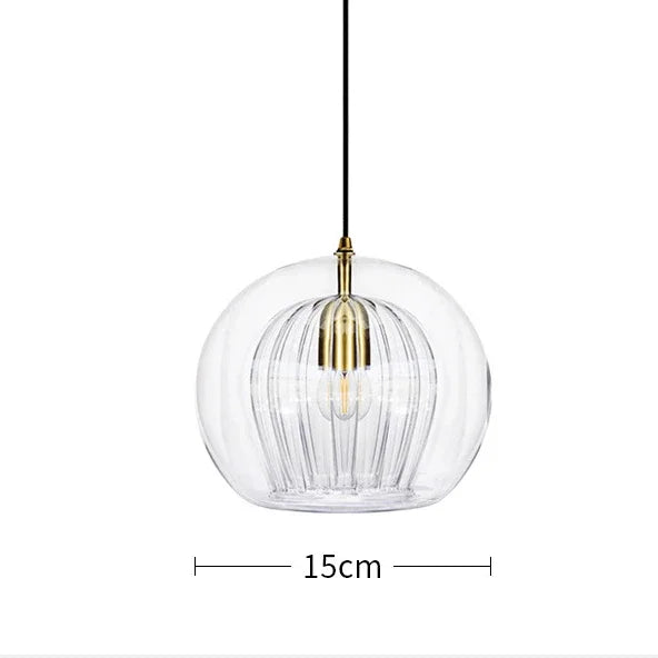 Transparent Clear Glass Pendant Light Haldrix – Product Detail 6