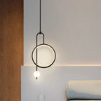 Modern Metal Ring Pendant Light Circlion