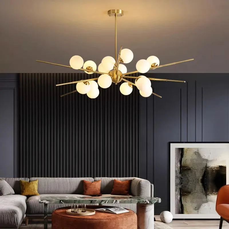 Sculptural Aluminum Ring Chandelier Orventis – Product Detail 12
