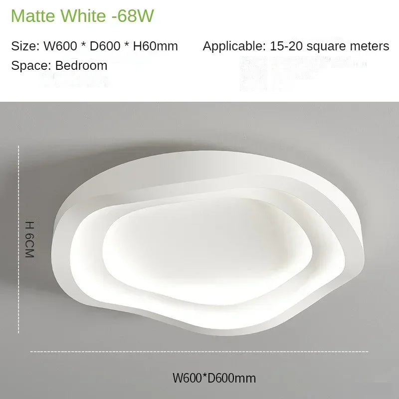 Modern Aluminum Disc Ceiling Light Silvano – Lifestyle View 4