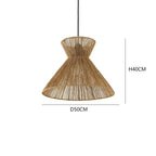 Hand-Woven Rattan Meditative Pendant Light Serova – Product Detail 15