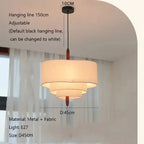 Sculptural Cloth Disc Pendant Light Jsaelon – Product Detail 9