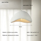 Qalaeth Pendant Light – Crescent Pure White 50cm