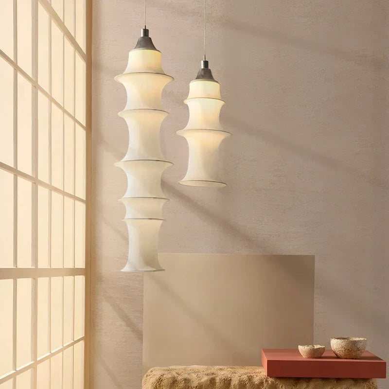 Nordic Silk Sphere Pendant Light Kalivorn – Hero Shot