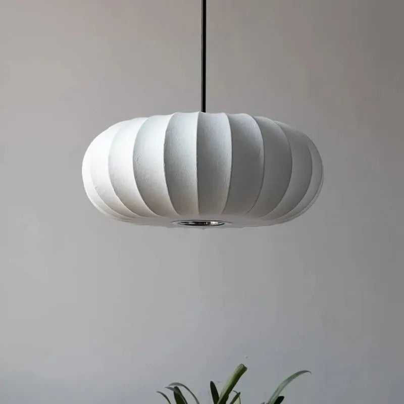 Silk Diffusion Pendant Light Paeliora – Lifestyle View 4