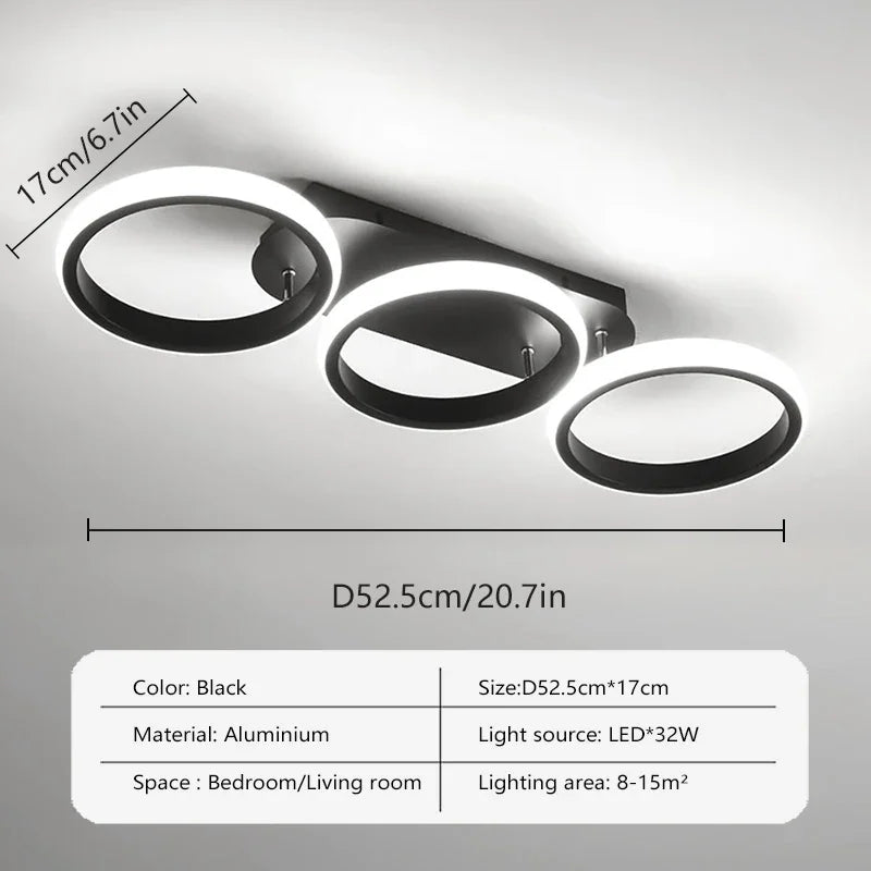 Lightweight Aluminum Square Ceiling Light Parvex – Product Detail 10