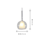 Dual Glass Bell Globe Pendant Light Bellonix – Product Detail 6