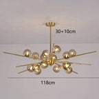 Sculptural Aluminum Ring Chandelier Orventis – Product Detail 8
