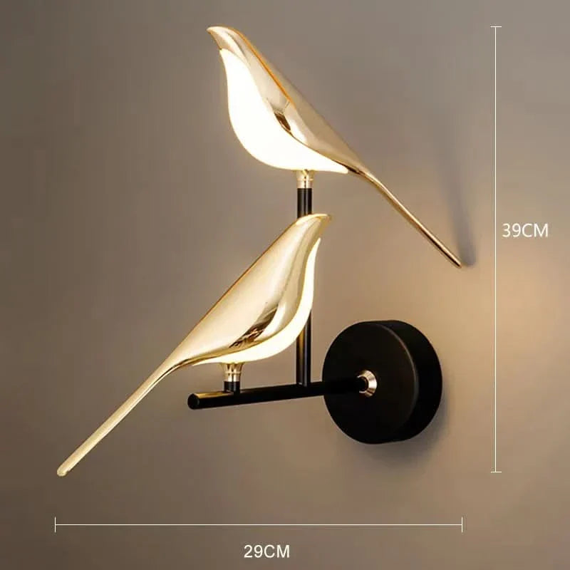 Polished Bird Sculptural Wall Sconce Asrioth – Product Detail 7