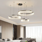 Geometric Acrylic Disc Chandelier Ywaelvix – Hero Shot