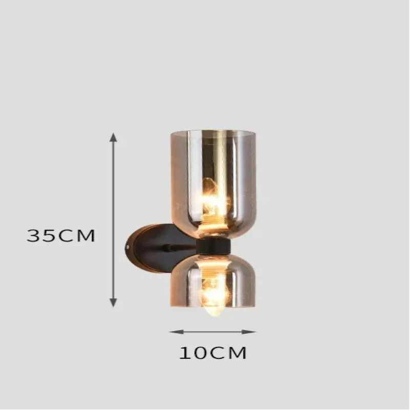 Mouth-Blown Glass Wall Sconce Camix – Product Detail 6