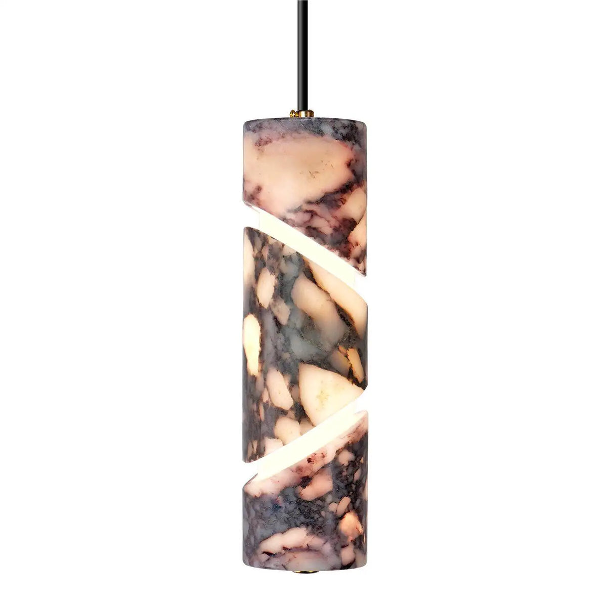 Marble Cylinder Pendant Light – Dbelorn – Lifestyle View 3