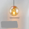 Warm Amber Glass Metal Pendant Light Corvane – Product Detail 8