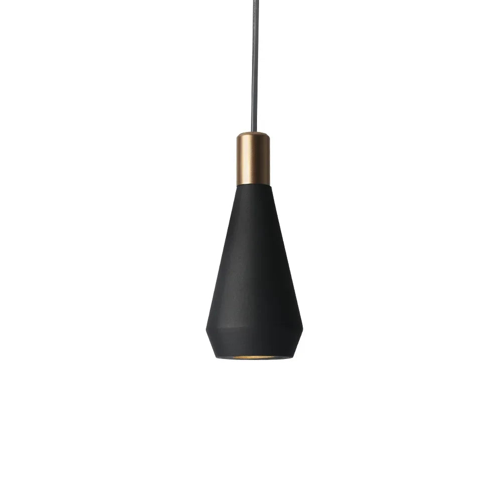 Minimalist Metal Cylinder Pendant Light Doriveth – Black Finish
