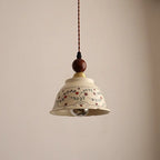 Artisan Ceramic Dome Pendant Light Terrano – Lifestyle View 4