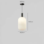 Nordic Opal Glass Cylinder Pendant Meridox – Product Detail 7