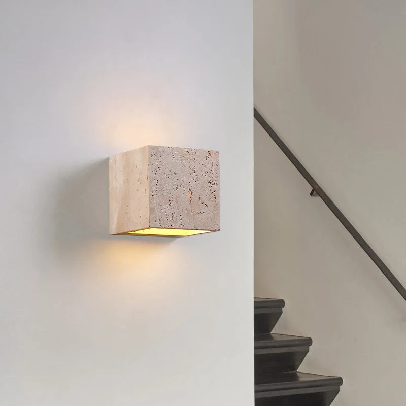 Sculptural Stone Outdoor Light Elmon – Product Detail 6
