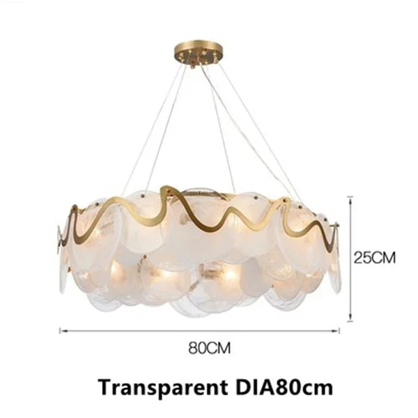 Stone Glass Sphere Chandelier Sraelion – Product Detail 8