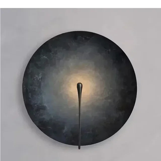 Eclipse Disc Wall Sconce – Selenyx – Matte Black finish