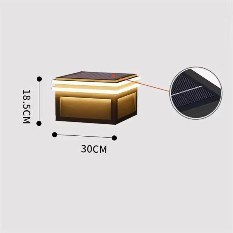 Modern Square Solar Light Solanthex – Product Detail 8