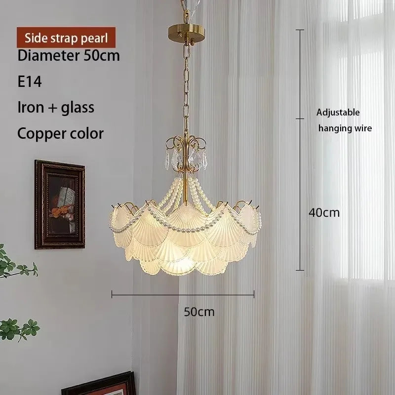 Pearl Glass Chandelier Waldris – Product Detail 11