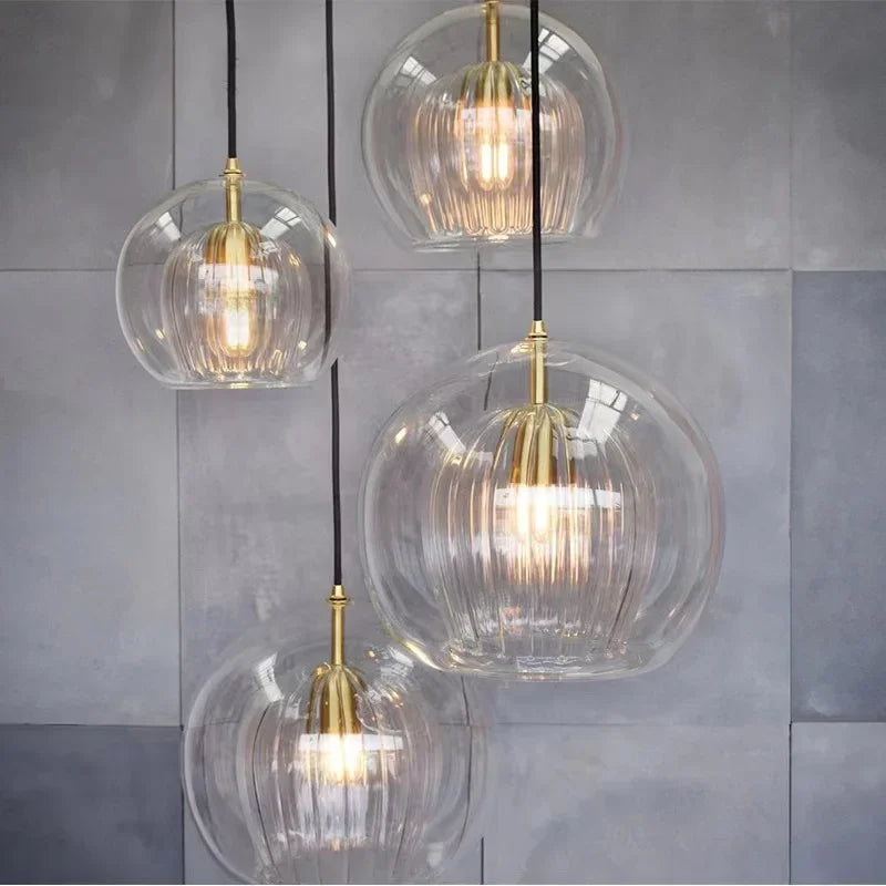 Transparent Clear Glass Pendant Light Haldrix – Product Detail 11
