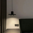Stone and Metal Cylinder Pendant Light Kovelix