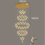 Spiral Arm Statement Chandelier Lalmon – Product Detail 8